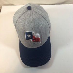 New Era Youth red/white/blue W/silver star gray fitted hat youth child